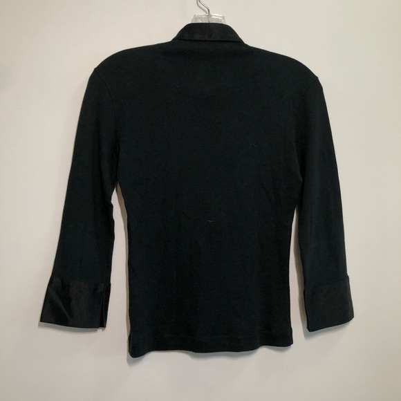 Vintage Dolce & Gabbana gold button collar button down long sleeve top - Picture 4 of 8